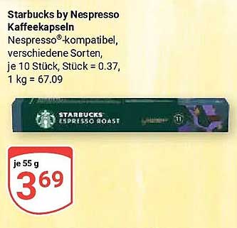 Starbucks by Nespresso Kaffeekapseln