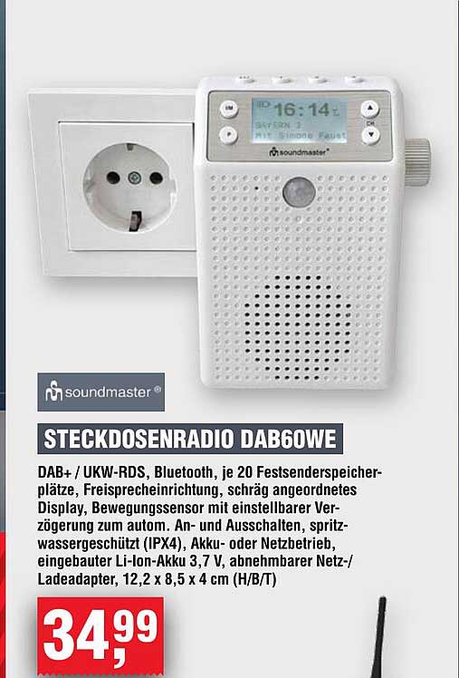 STECKDOSENRADIO DAB60WE