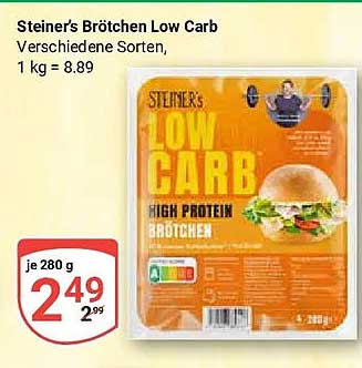 Steiner’s Brötchen Low Carb