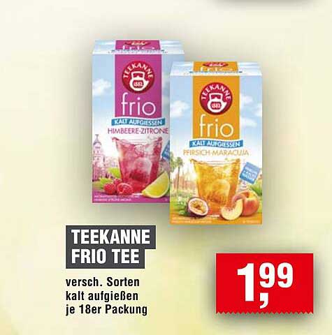 TEEKANNE FRIO TEE versch. Sorten kalt aufgießen je 18er Packung