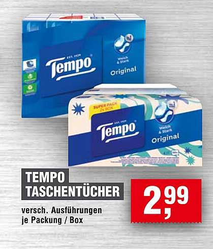 TEMPO TASCHENTÜCHER