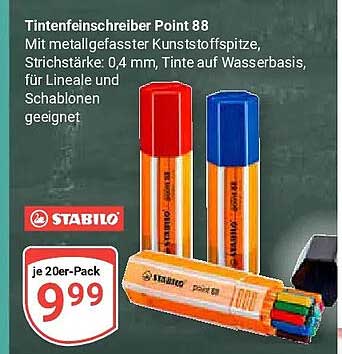 Tintenfeinschreiber Point 88