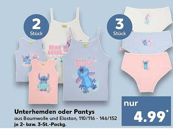 Unterhemden oder Pantys