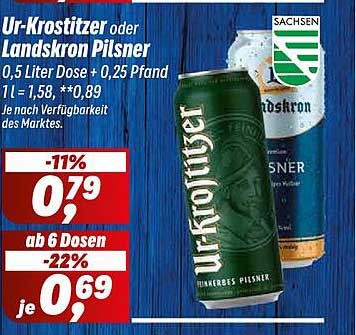 Ur-Krostitzer oder Landskron Pilsner