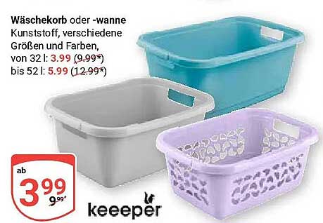 Wäschekorb oder -wanne