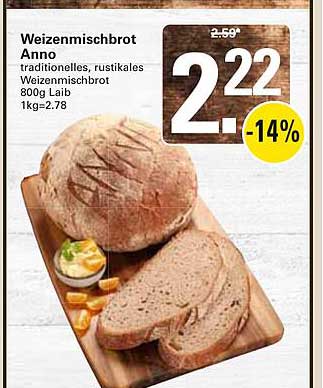 Weizenmischbrot Anno