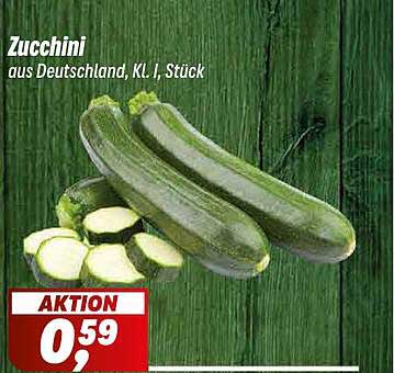 Zucchini aus Deutschland, Kl. I, Stück