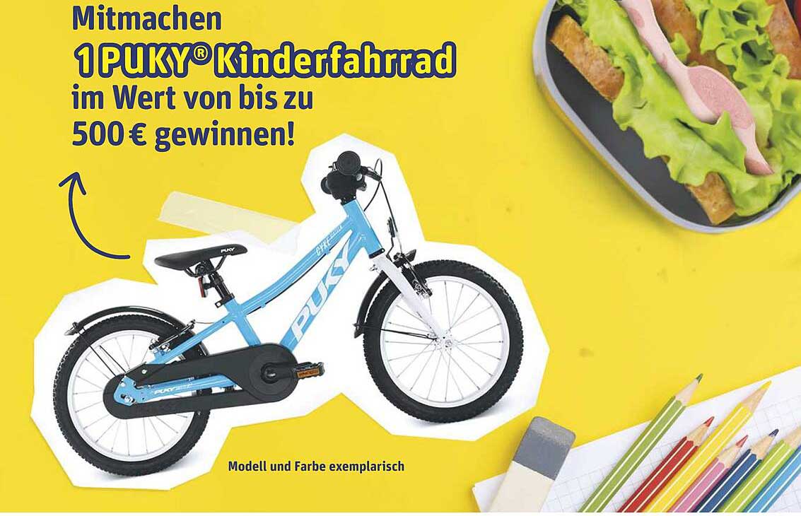 1 PUKY® Kinderfahrrad im Wert von bis zu 500 € gewinnen!