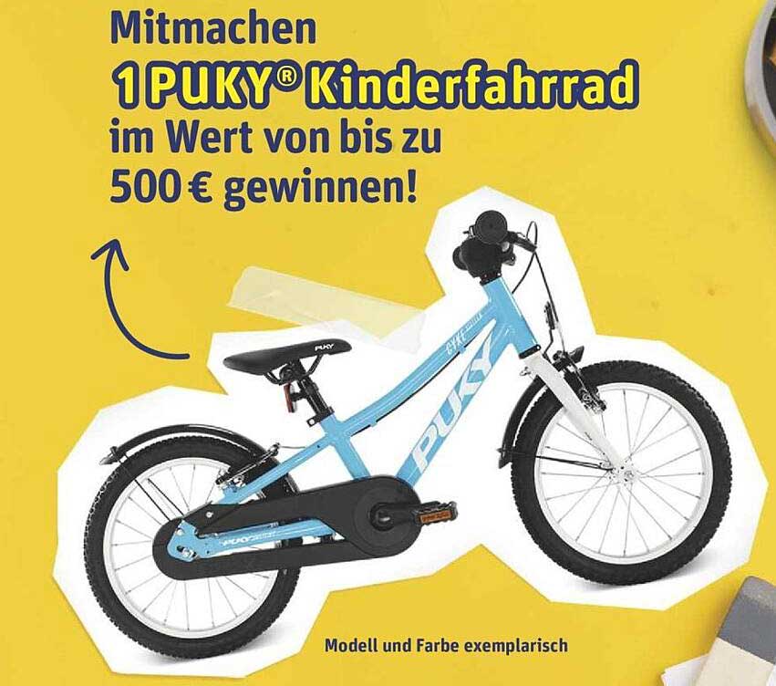 1 PUKY® Kinderfahrrad im Wert von bis zu 500 € gewinnen!