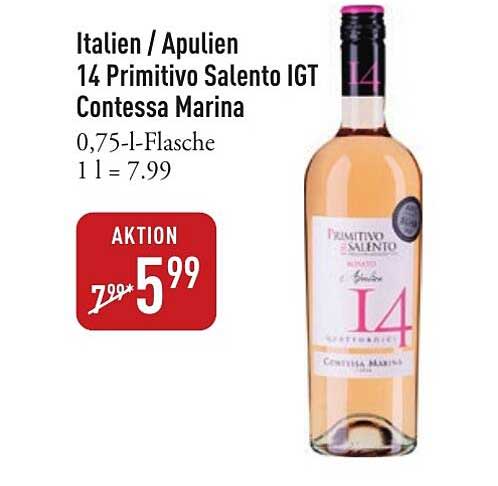 14 Primitivo Salento IGT Contessa Marina