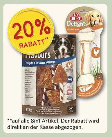 20% Rabatt auf alle 8in1 Artikel