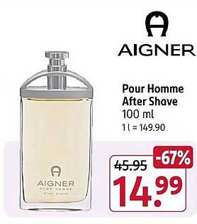 Aigner Pour Homme After Shave 100 ml