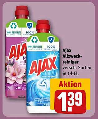 Ajax Allzweckreiniger 1 l - 100% Recyclingflasche