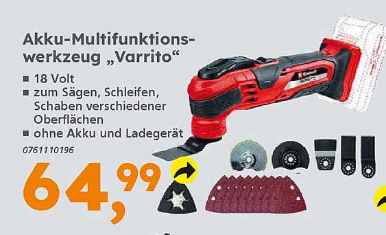 Akku-Multifunktionswerkzeug „Varrito“