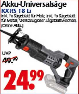 Akku-Universalsäge KX-RS 18 Li