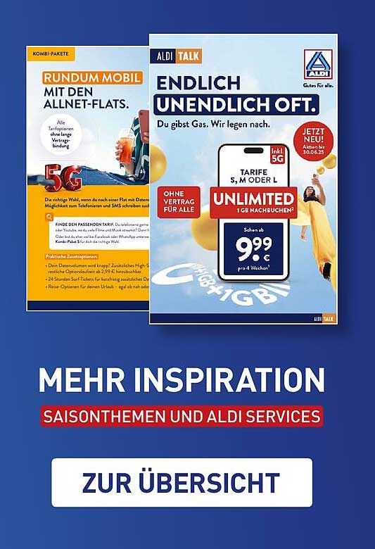 ALDI TALK - ENDLICH UNENDLICH OFT.