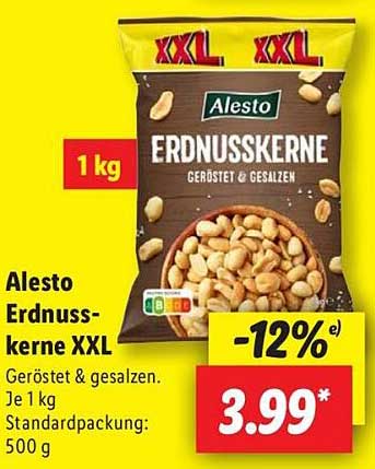 Alesto Erdnüsse XXL - 1 kg