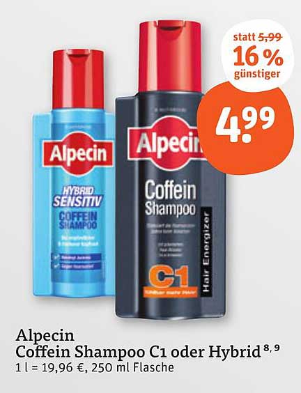 Alpecin Coffein Shampoo C1 oder Hybrid