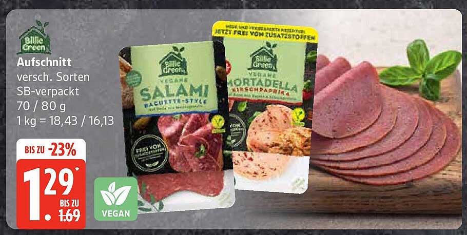Aufschnitt – versch. Sorten SB-verpackt