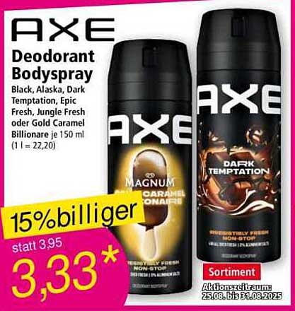 AXE Deodorant Bodyspray - 15% günstiger!