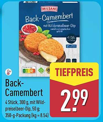 Back-Camembert mit Wildpreiselbeer-Dip