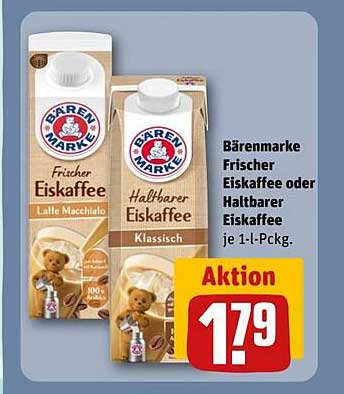 Bärenmarke Frischer Eiskaffee oder Haltbarer Eiskaffee je 1-L-Pckg.