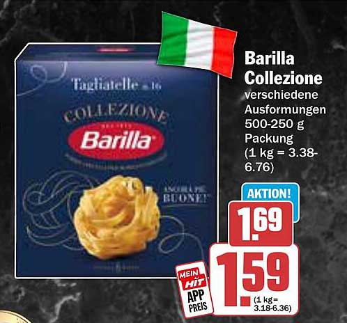 Barilla Collezione Tagliatelle 500-250 g