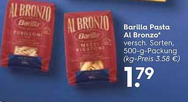 Barilla Pasta Al Bronzo - verschiedene Sorten, 500-g-Packung