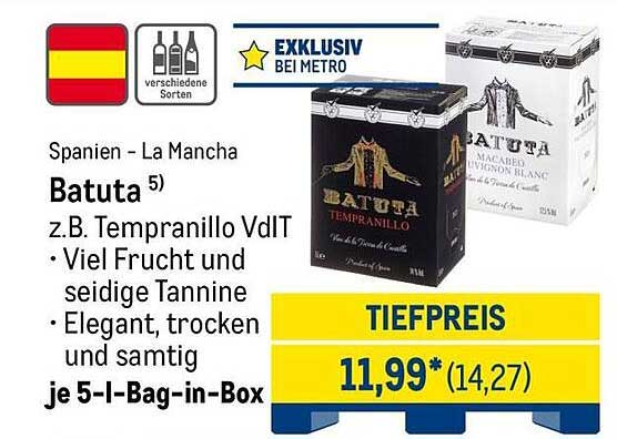 Batuta Tempranillo – Exklusiv bei METRO