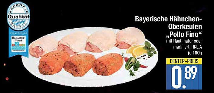 Bayerische Hähnchen-Oberkeulen "Pollo Fino"