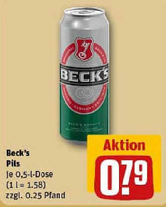 Beck's Pils 0,5-L-Dose