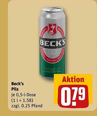 Beck's Pils – je 0,5-l-Dose