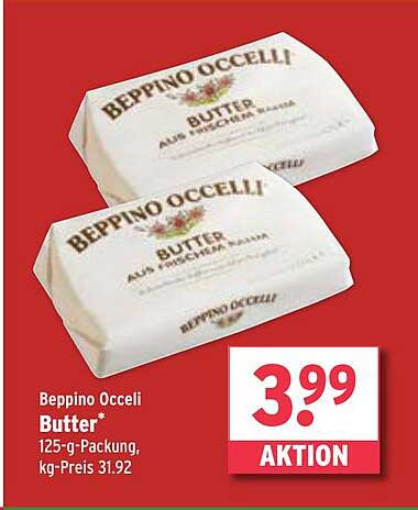 Beppino Occelli Butter 125-g-Packung