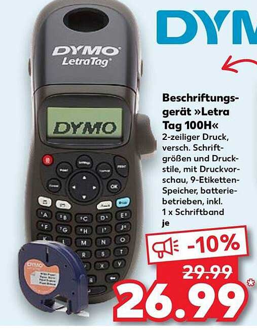 Beschriftungsgerät »Letra Tag 100H«