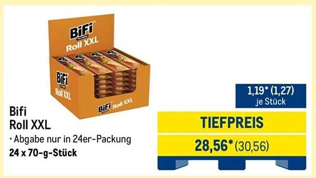 Bifi Roll XXL 24 x 70-g Stück