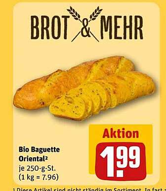 Bio Baguette Oriental 250-g-St.