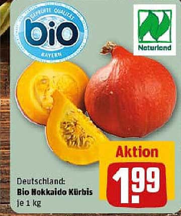 Bio Hokkaido Kürbis je 1 kg