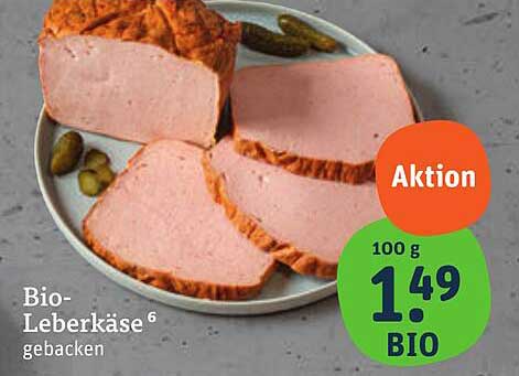 Bio-Leberkäse gebacken
