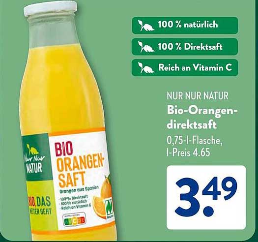 Bio-Orangensaft direkt aus Spanien
