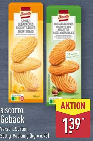 Biscotto Gebäck - Verschiedene Sorten