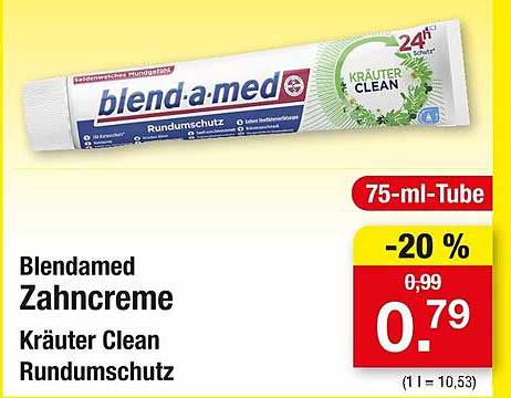 Blend-a-med Zahnpasta Kräuter Clean Rundumschutz 75 ml