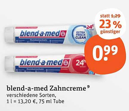 blend-a-med Zahnpasta – unterschiedliche Sorten