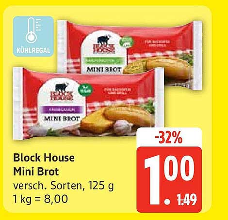 Block House Mini Brot