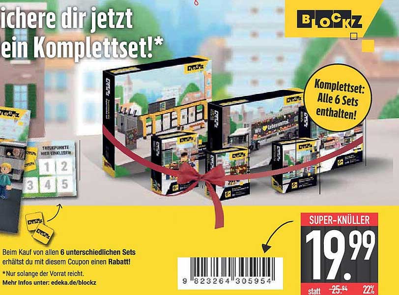 BLOCKZ Komplettset: Alle 6 Sets enthalten!