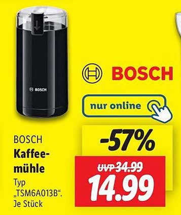 BOSCH Kaffeemühle Typ „TSM6A013B“
