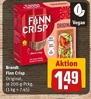 Brandt Finn Crisp Original, je 200-g-Pckg.