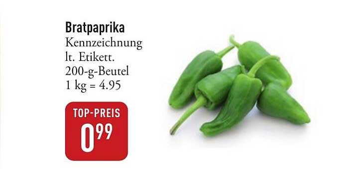 Bratpaprika 200-g-Beutel