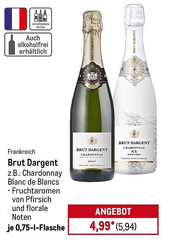 Brut Dargent - 0,75 l Flasche