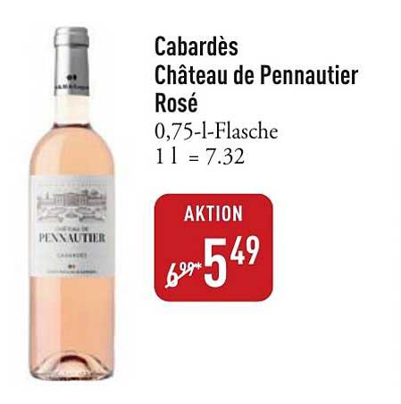 Cabardès Château de Pennautier Rosé 0,75-l-Flasche