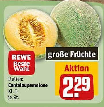 Cantaloupe-Melonen - frisch und saftig